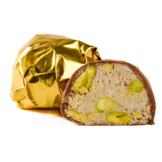 Цукерки Дубайські Lux Choco №9, 3 кг, з фісташкою та макадамією в молочному шоколаді