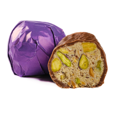 Цукерки Дубайські Lux Choco №12, 3 кг, з мигдалем та фісташкою в молочному шоколаді
