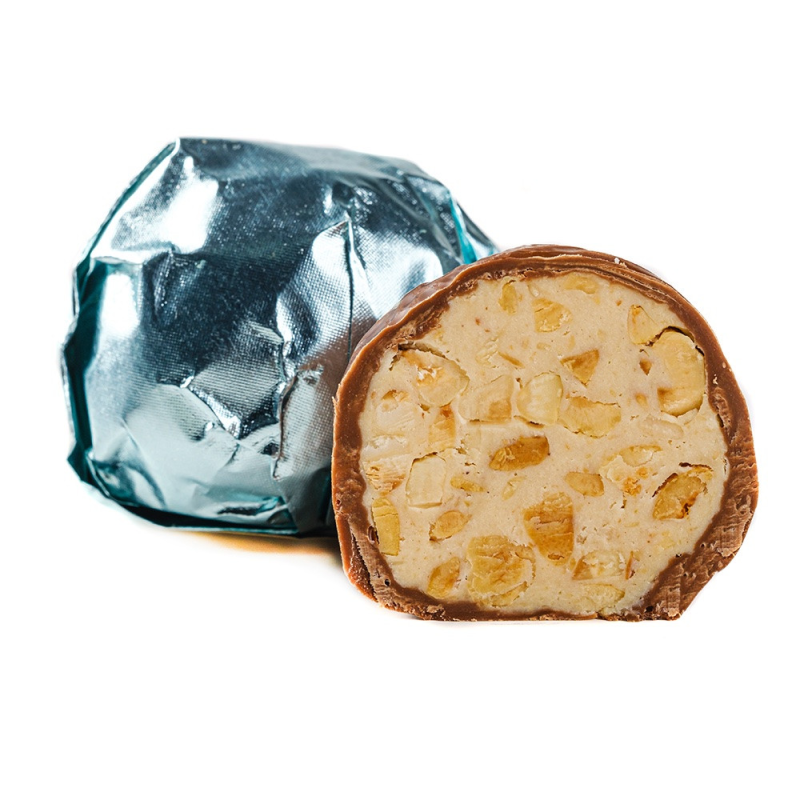 Цукерки Дубайські Lux Choco №13, 3 кг, з лісовим горіхом, в молочному шоколаді