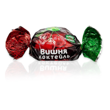 Цукерки «ВИШНЯ КОКТЕЙЛЬ», маса нетто 1,0 кг, виробник Amanti, смачні шоколадні цукерки