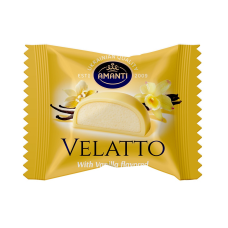 Цукерки “VELATTO“ зі смаком ВАНІЛІ, 1 кг, енергетична цінність 400 ккал, виробник Amanti