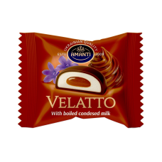 Цукерки “VELATTO“ зі смаком ВАРЕНОГО ЗГУЩЕНОГО МОЛОКА, 1 кг, виробник Amanti, Україна