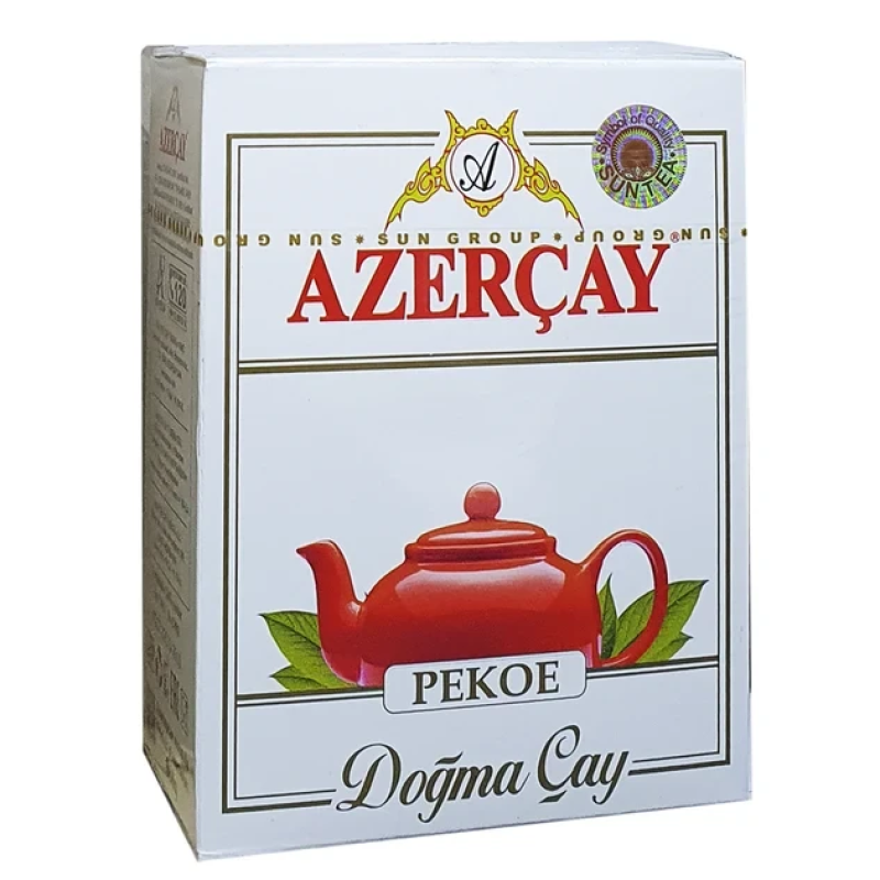 Чай Азерчай PEKOE чорний 100 г, висока якість, насичений смак