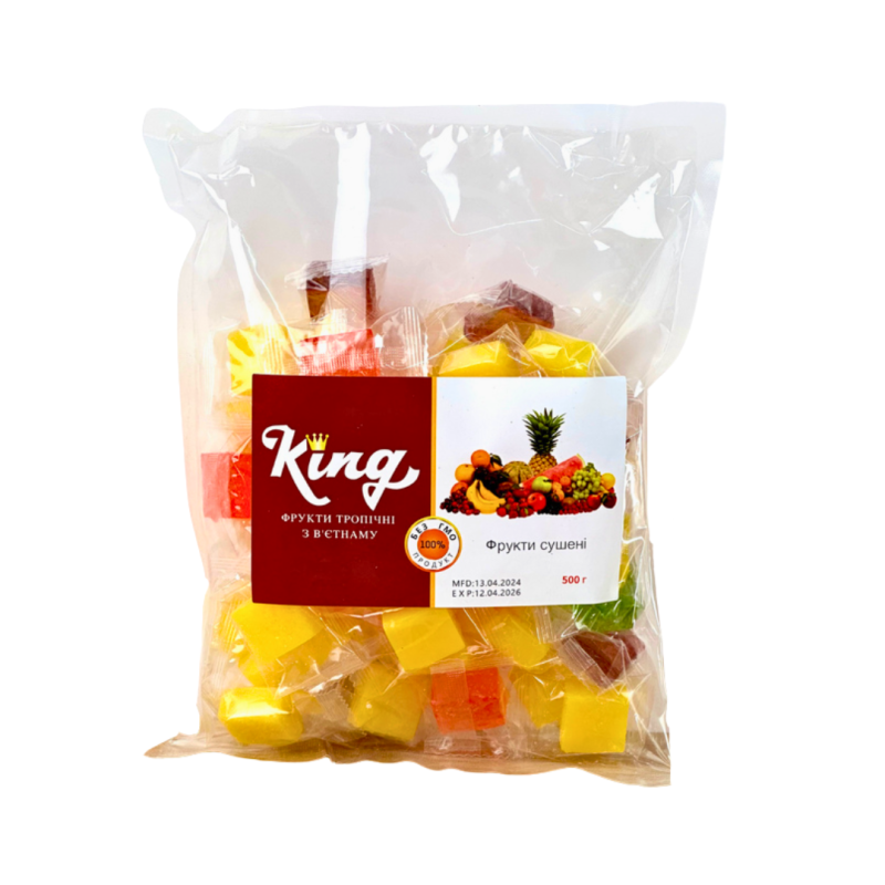Кубик асорті King 0.5кг. — різноманітні смаки, висока якість, ідеальний для свят.