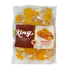 Манго King кубик 0.5кг, сушений, солодкий, корисний для мюслі та десертів