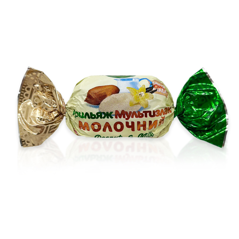 Цукерки «ГРИЛЬЯЖ МУЛЬТИЗЛАК МОЛОЧНИЙ», вага 1,0 кг, виробник Amanti, Україна