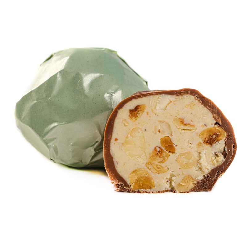 Цукерки Дубайські Lux Choco №4, 3 кг, з подрібненим мигдалем та фісташкою в молочному шоколаді